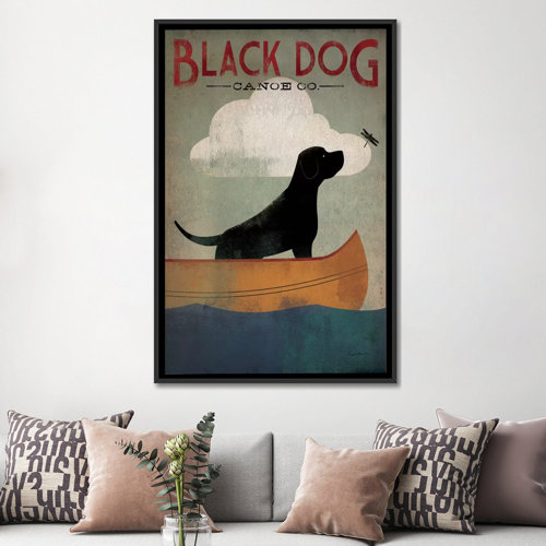 Winston Porter Black Dog Canoe Co. I by Ryan Fowler GalleryWrapped